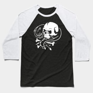 Dark Cat Baseball T-Shirt